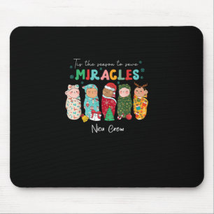 Funny Nicu Nurse Nurse Aufwertung Weihnachten Mousepad