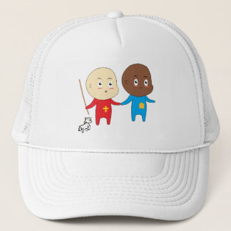Funny Niedlich Babies Little St. Nicholas and Frie Truckerkappe