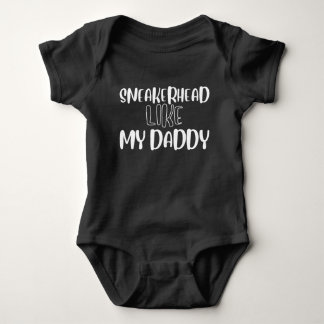 Funny Niedlich Baby Shirt, Sneakerhead wie mein Pa Strampler