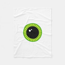 Funny Niedlich Big Green Eyeball Fleecedecke