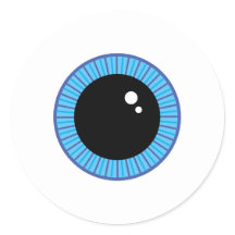 Funny Niedlich Blue Eyeball