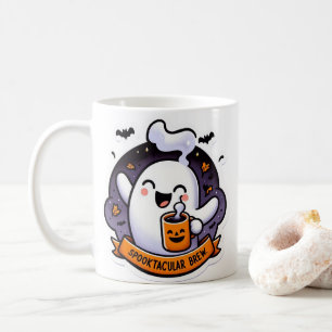 Funny niedlich Boo mit Halloween Pun Tasse