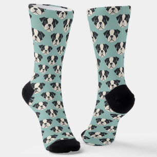 Funny Niedlich Boston Terrier Dog Socks Socken