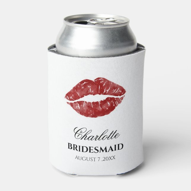 Funny & Niedlich Bridesmaid Custom Wedding Dosenkühler (Kanne Vorderseite)