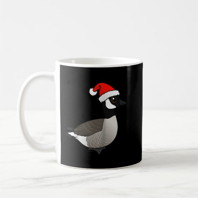 Funny Niedlich Cartoon Santa Canada Goose Christma Kaffeetasse (Links)
