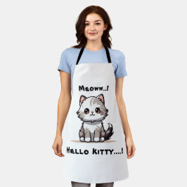 Funny Niedlich Cat Catmas Spaß Schürze