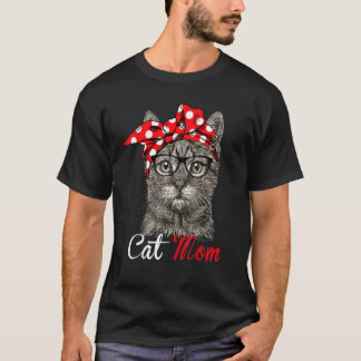 Funny Niedlich Cat Mama für Katzen Liebhaber Katze T-Shirt