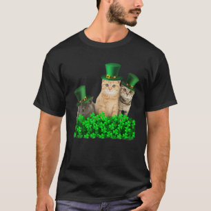Funny Niedlich Cat Saint Patrick Day Happy St Catt T-Shirt