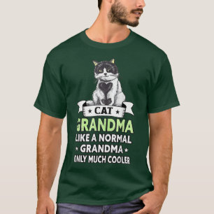 Funny Niedlich Cat Womens Best Cat Oma jemals T-Shirt