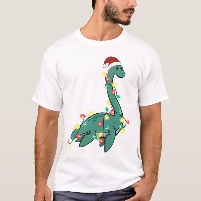 Funny Niedlich Christmas Lochner Monster T-Shirt (Vorderseite)
