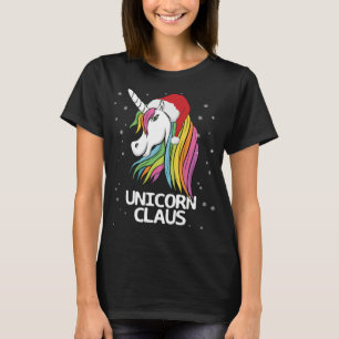 Funny Niedlich Christmas Unicorn T-Shirt