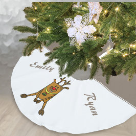 Funny Niedlich Deh Kids Name Polyester Weihnachtsbaumdecke