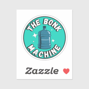 Funny Niedlich die Bonk-Maschine /Freie Palästina- Aufkleber