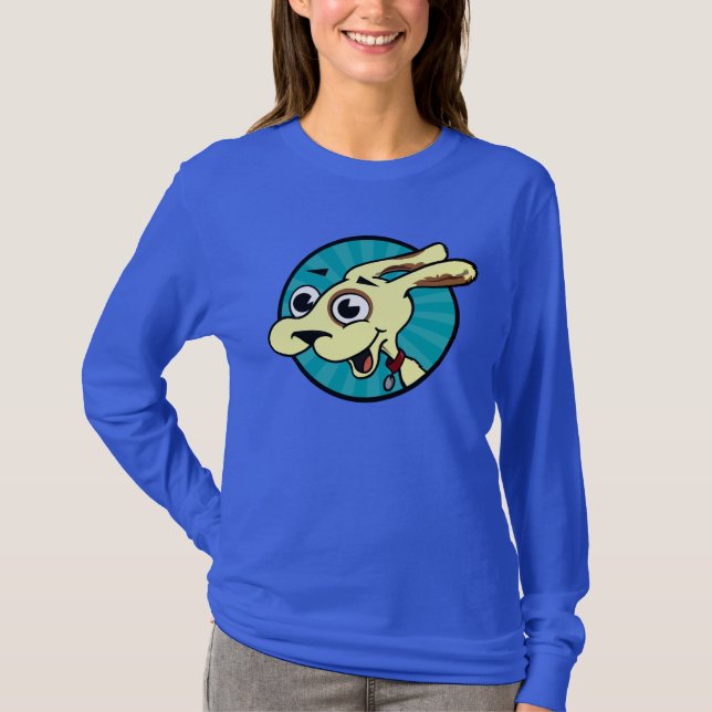 FUNNY NIEDLICH DOG LONG SLEEVE T - SHIRT (Vorderseite)