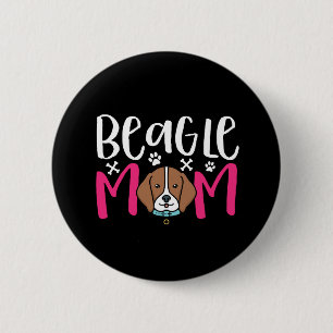Funny Niedlich Dog Lover Puppy Pet Besitzer Beagle Button