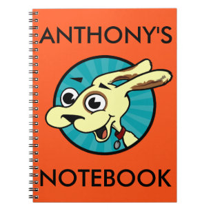 FUNNY NIEDLICH DOG SPIRAL NOTEBOOK NOTIZBLOCK