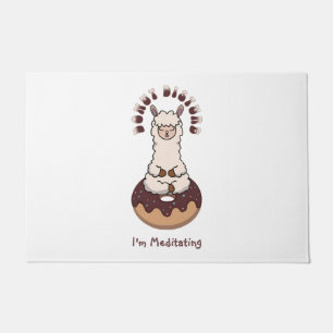 Funny Niedlich Donut Disturb Personalisiert Fußmatte