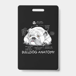Funny Niedlich English Bulldog Anatomie Hunde Biol Ausweis