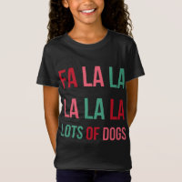 Funny Niedlich Fa la la Lots Hunde Weihnachten Hun
