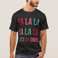 Funny Niedlich Fa la la Lots Hunde Weihnachten Hun