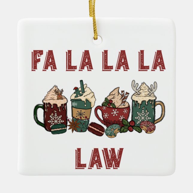 Funny Niedlich Festivals Rot und Grün Weihnachtsge Keramikornament (Vorderseite)