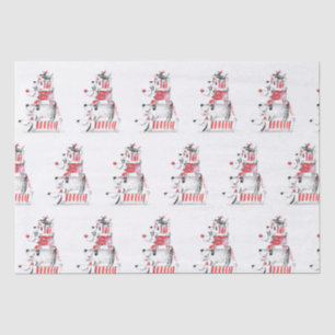 Funny Niedlich Festive Hunde Frohe Weihnachten Seidenpapier