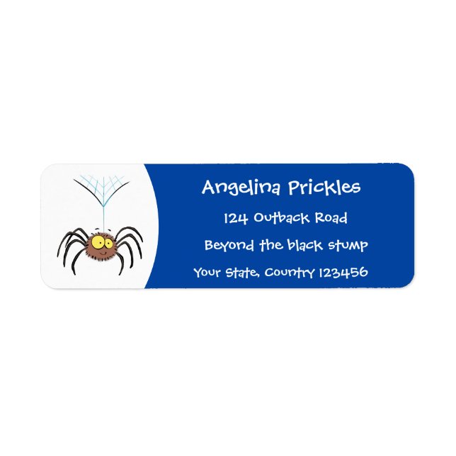 Funny niedlich fluffly spinness Cartoon (Vorne)