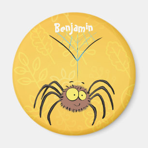 Funny niedlich fluffly spinness Cartoon Magnet