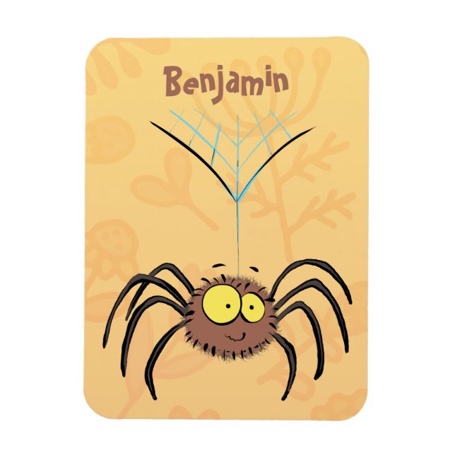 Funny niedlich fluffly spinness Cartoon Magnet (Vertikal)