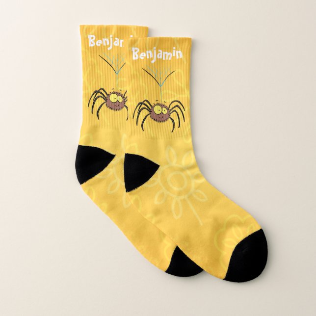 Funny niedlich fluffly spinness Cartoon Socken (Paar)