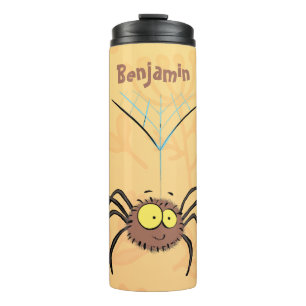 Funny niedlich fluffly spinness Cartoon Thermosbecher