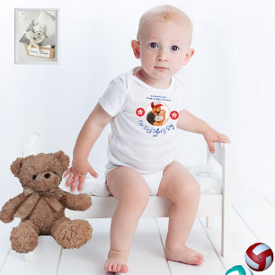 Funny Niedlich Foto Neugeborener Neugeborener Erst Baby Strampler