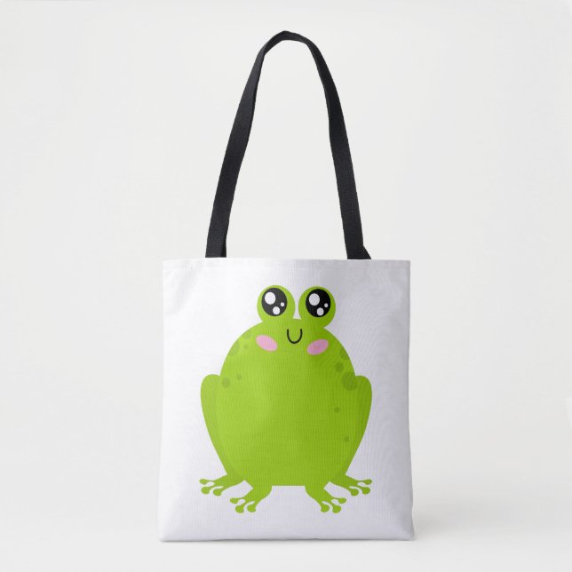Funny Niedlich Frog Tasche (Vorderseite)