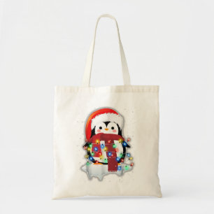 Funny Niedlich Frohe Weihnachts-Penguin Kostüm Tragetasche