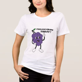Funny Niedlich Fruit Grape Pun Tri-Blend Shirt
