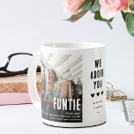Funny Niedlich FUNTIS 2 Foto Tante Weihnachten Kaffeetasse<br><div class="desc">Mit dieser niedlich lustigen FUNTIE Foto Collage Coffee Tasse erstellen Sie ein Sake-Geschenk für eine lustige Tante. Laden Sie einfach zwei Fotos Ihrer Wahl hoch und bearbeiten Sie Text,  um es persönlich und einzigartig zu machen.</div>