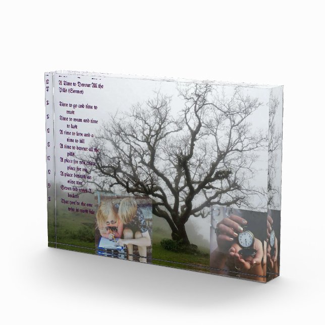 Funny Niedlich Gedicht Gift für Freundin Fotoblock (Rechts)