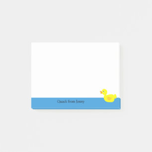 Funny Niedlich Gelber Ente Tierische Individuelle  Post-it Klebezettel