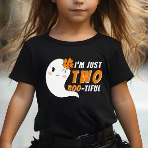 Funny Niedlich Ghost Halloween 2 Jahr alt 2 Geburt Baby T-shirt