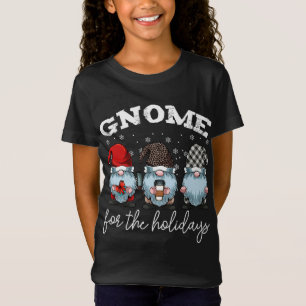 Funny Niedlich Gnomies Frohe Weihnachtsfamilie Mat T-Shirt