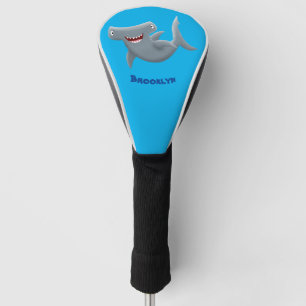 Funny niedlich Hammerhead Hai Cartoon Golf Headcover
