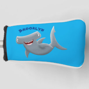 Funny niedlich Hammerhead Hai Cartoon Golf Headcover