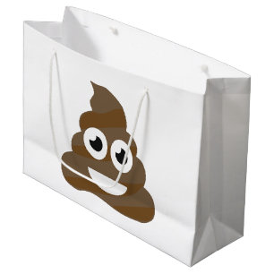 Funny Niedlich Kack Emoji Große Geschenktüte