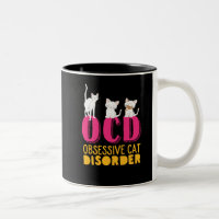 Funny Niedlich Kittens OCD Obsessive Cat Disease