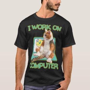 Funny Niedlich Kitty and Computer Science Kitten P T-Shirt