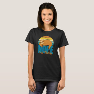 Funny Niedlich Lazy Sloth Lovers Nope Not Today Sp T-Shirt