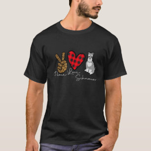 Funny Niedlich Miniature Schnauzer Hund Ohren Welp T-Shirt