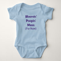 Funny Niedlich Poopin Mess Kackte Spaß Baby Boy Ro