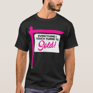 Funny Niedlich Real Anwesen Agent T-Shirt