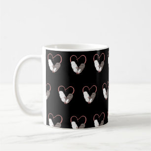 Funny Niedlich Small Rodent Pet Happy Heart Liebe  Kaffeetasse